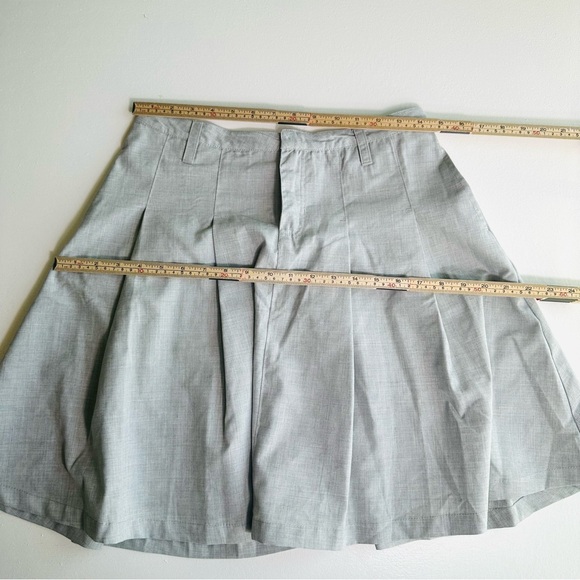 We the Free Free People Pleaded Skirt Gray‎ Size 2 New - Picture 6 of 8